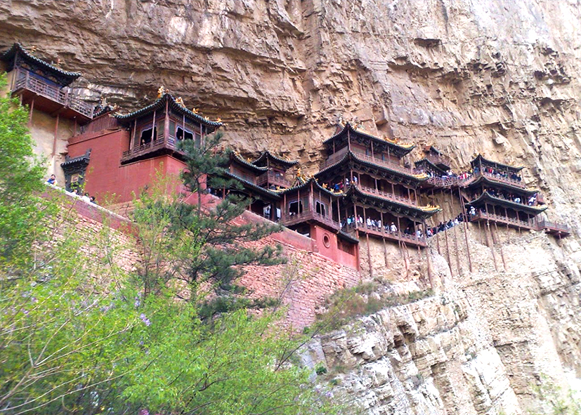 Monastère suspendu de Hengshan, voyage en Chine avec une agence Nirvatravel