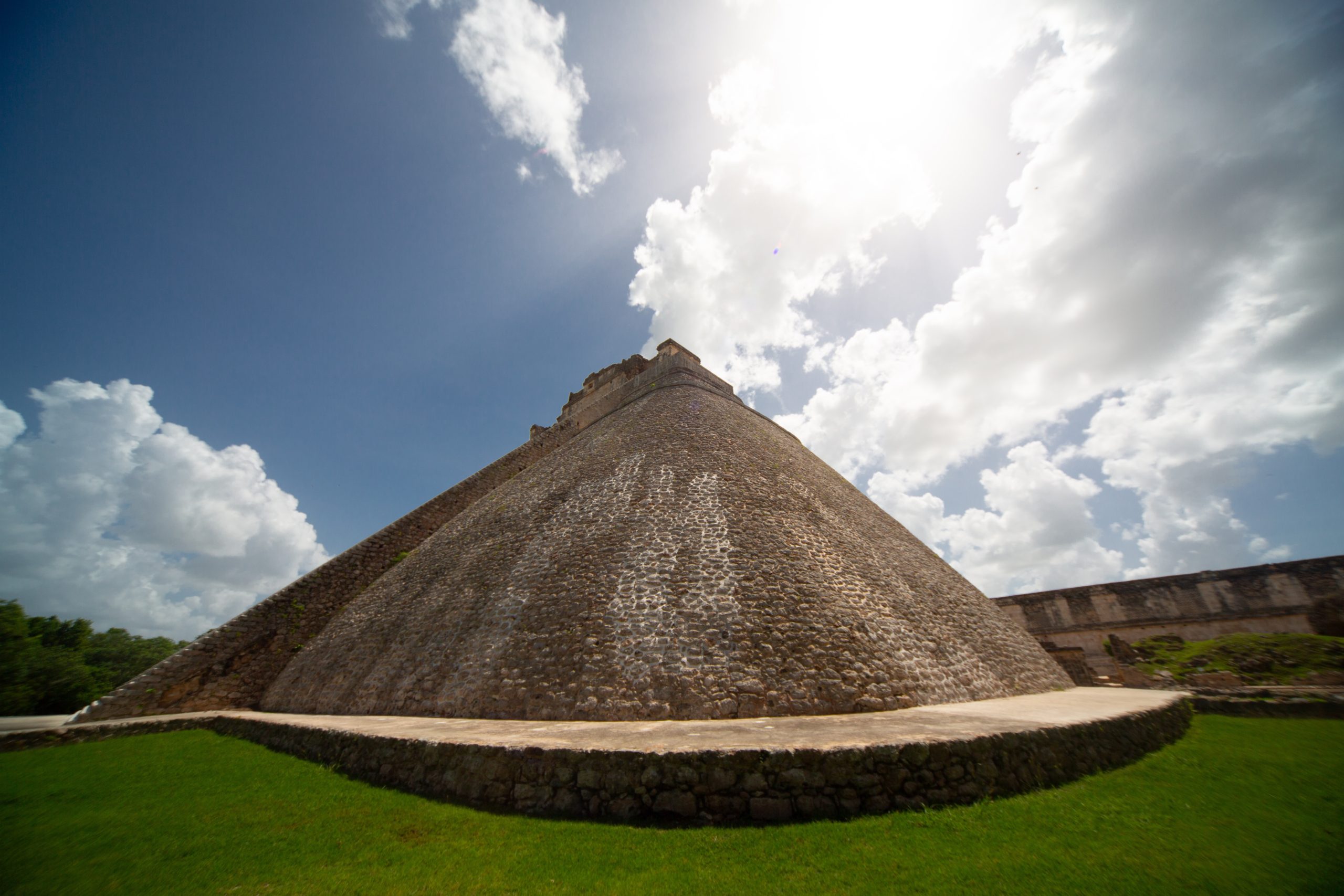 Pyramide Maya du site d'Uxmal dans le Yucatan au Mexique