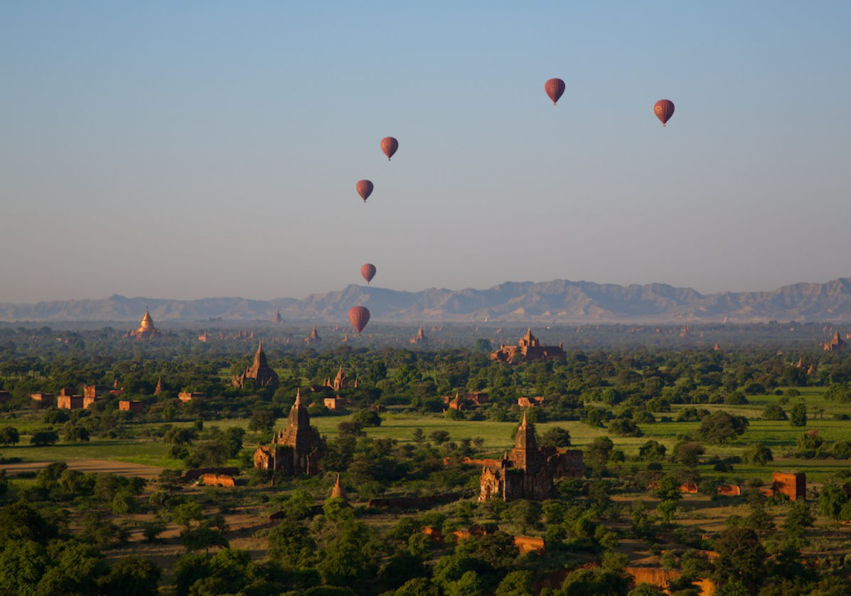 Offrez vous un vol en montgolfière à Bagan