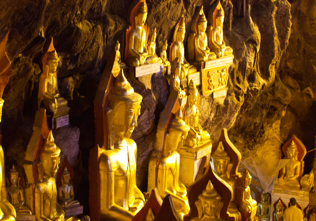 Les milliers de bouddhas de la grotte de Pindaya
