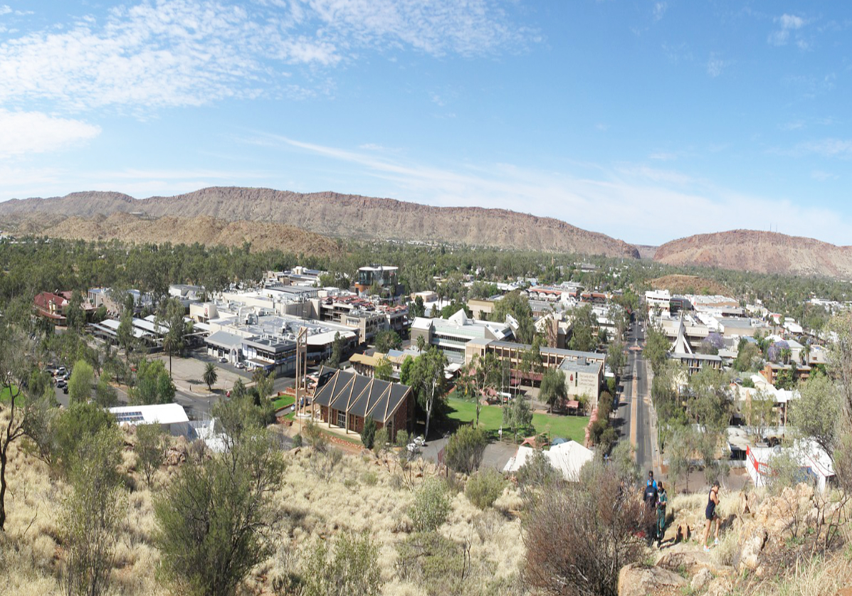 Tour de ville à Alice Springs