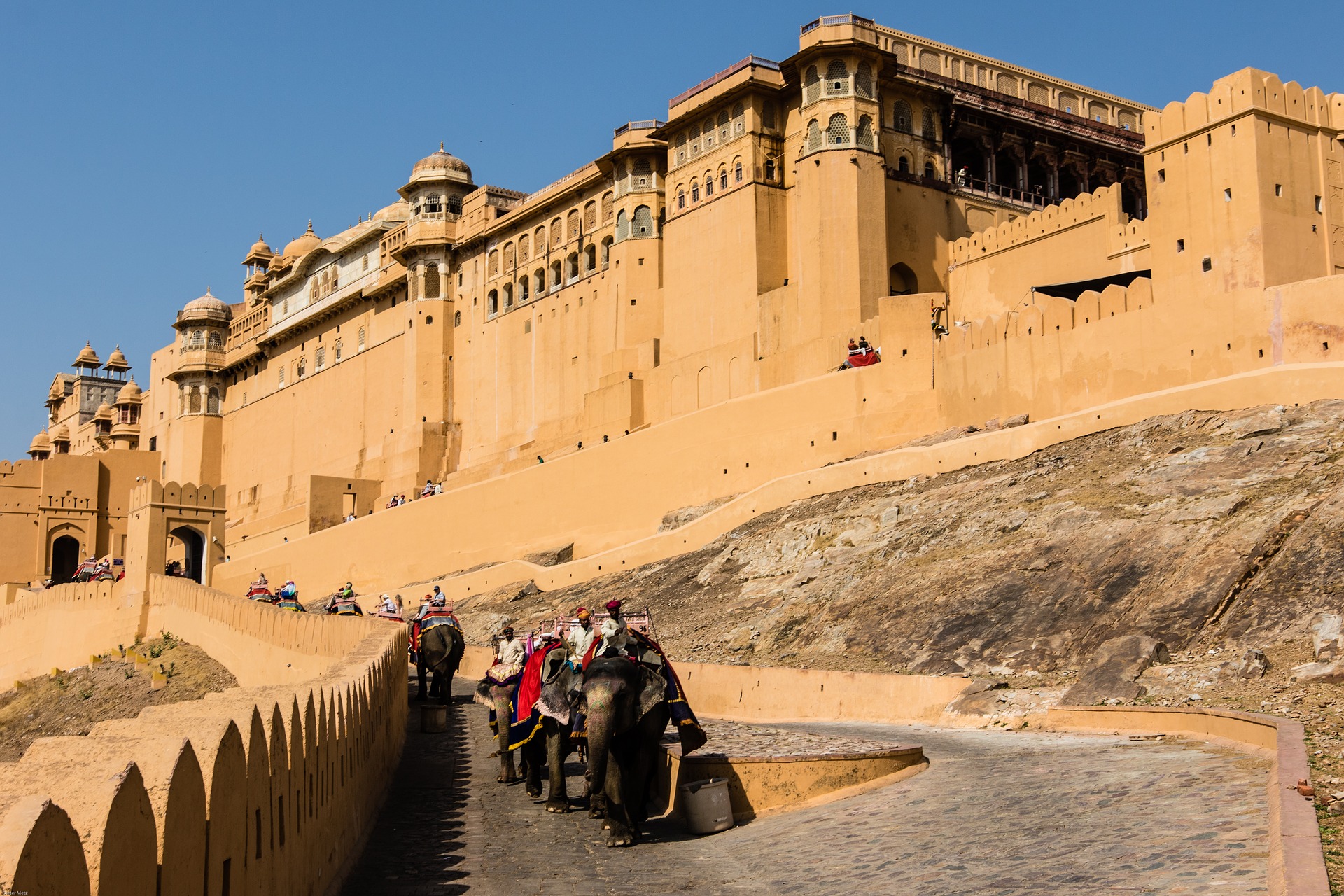 Visite du Fort d'Amber à Jaipur