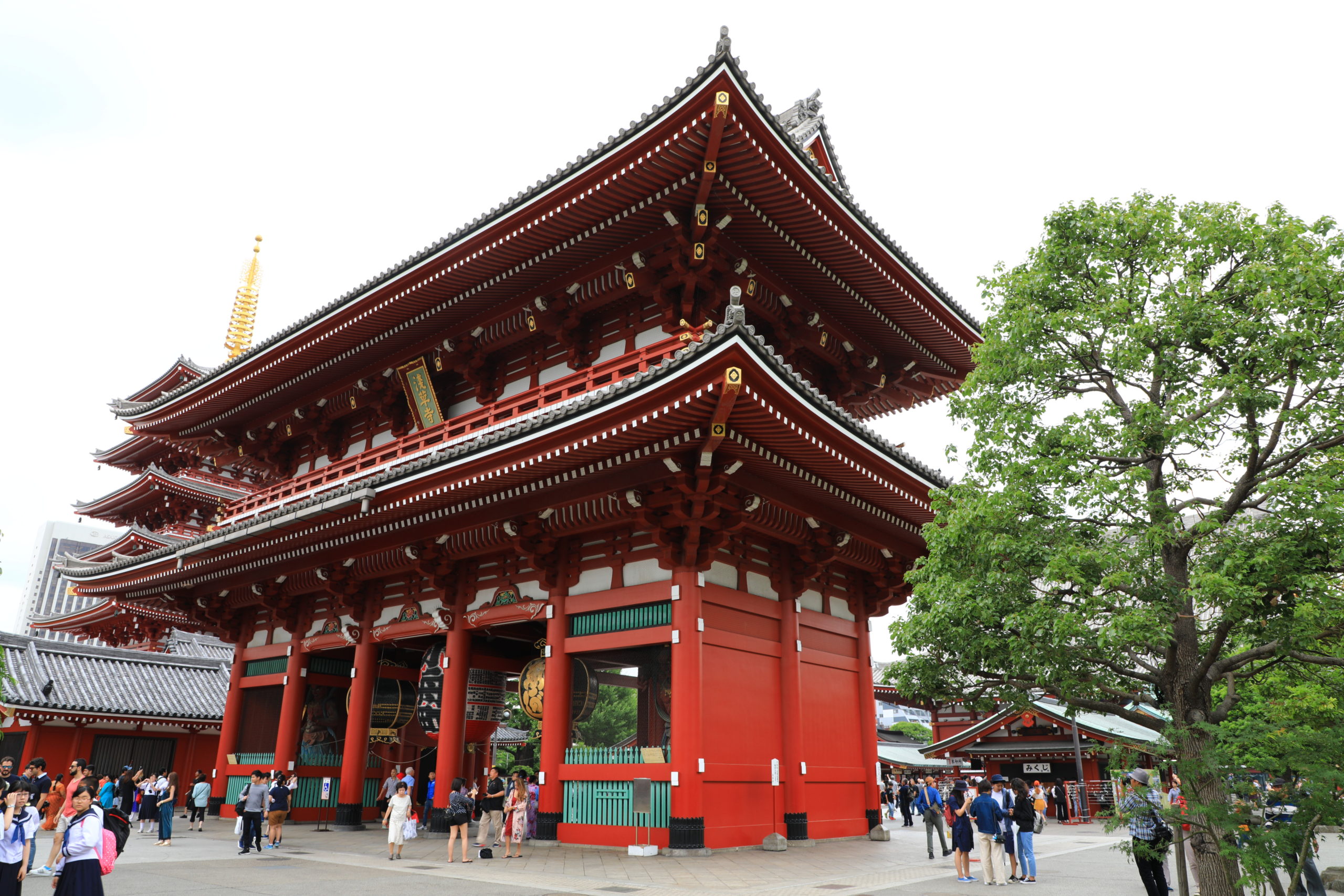Les belles pagodes du Senso-Ji 