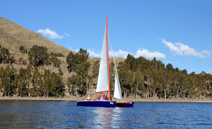 Traversée du lac Titicaca en catamaran