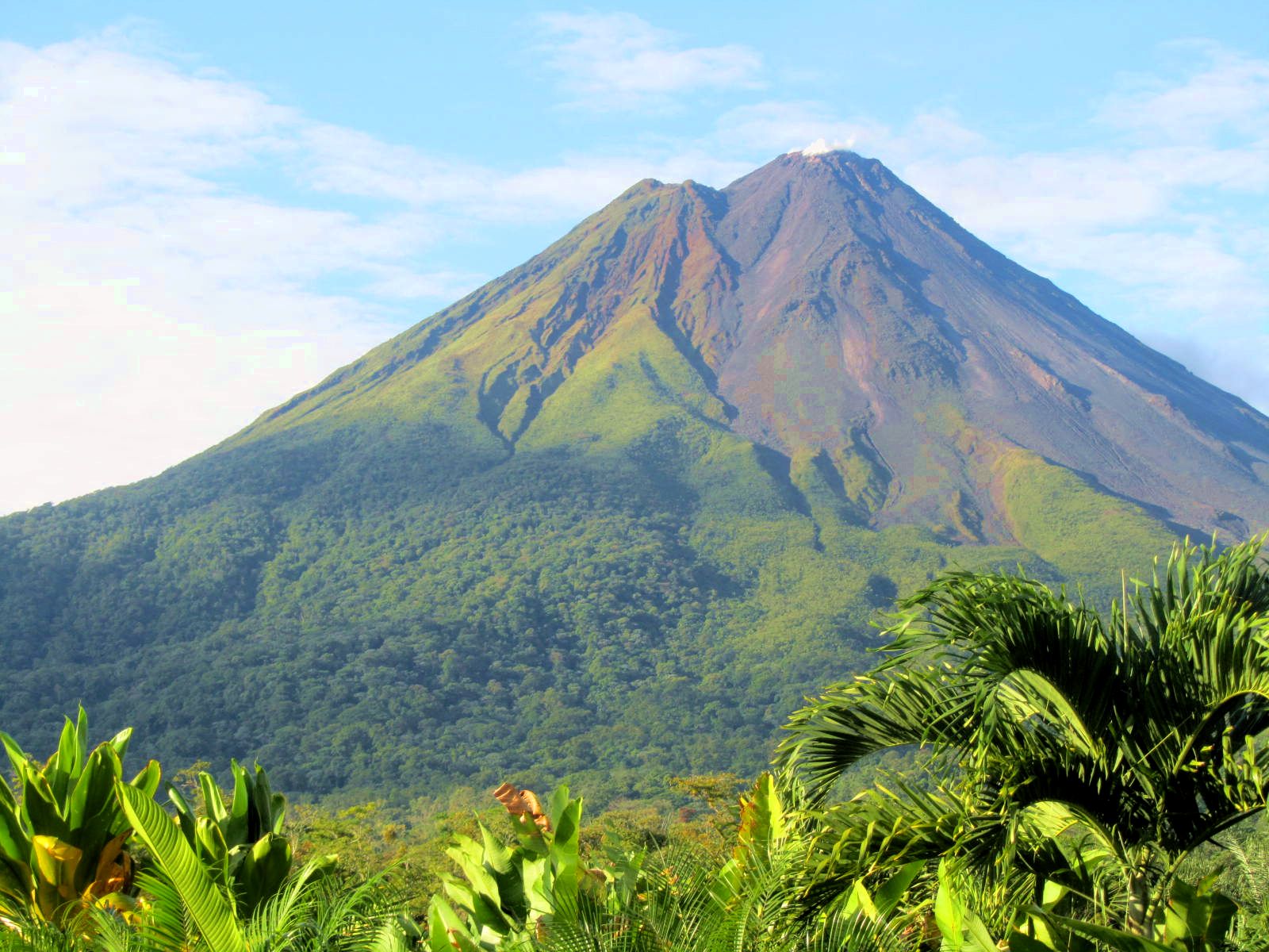 Route pour le volcan Arenal