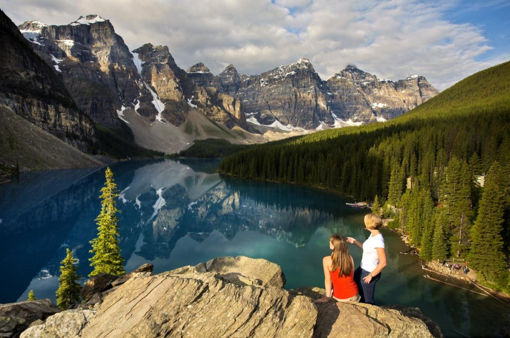 Promenade des Glaciers vers Banff