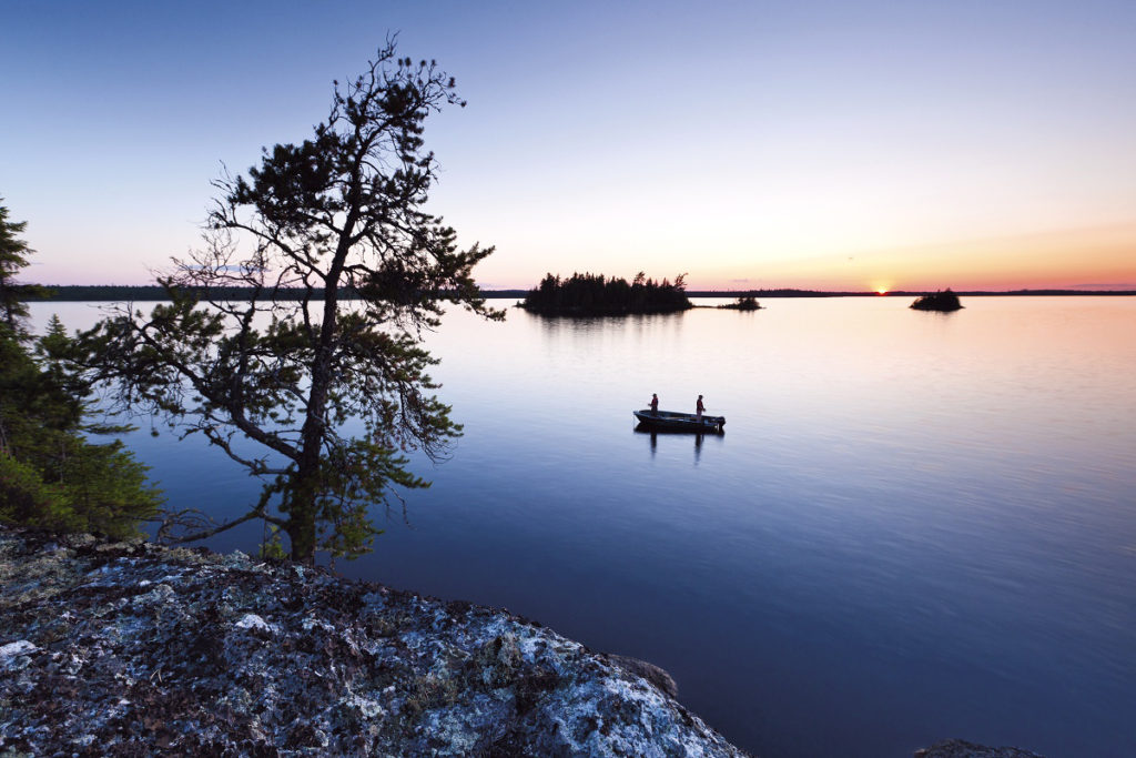 Kayak dans la réserve de La Vérendrye