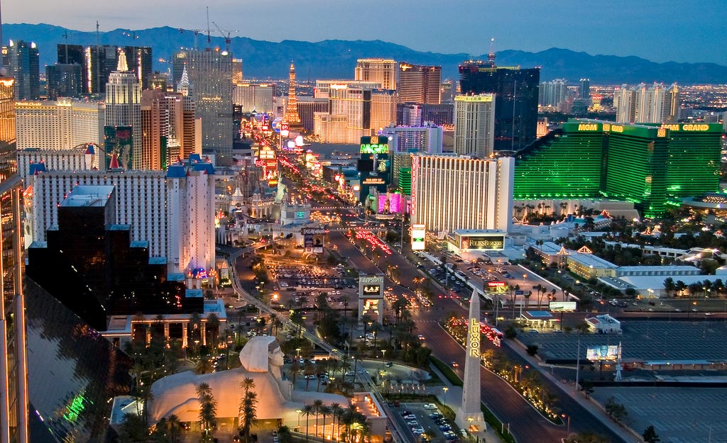 Las Vegas, ville des hôtels et des casinos