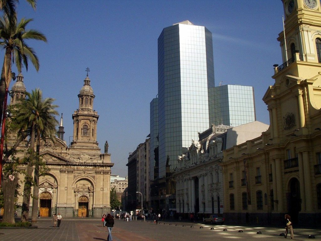 Arrivée à Santiago du Chili
