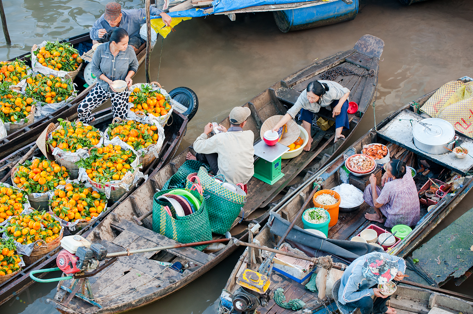 Excursion sur le marché flottant de Cai Rang