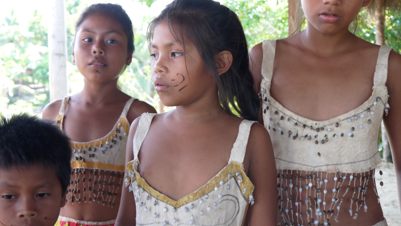Rencontre avec les indiens d'Amazonie à Lago Tarapoto
