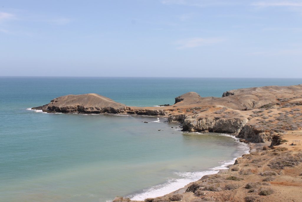 Marche dans la baie de la Guajira