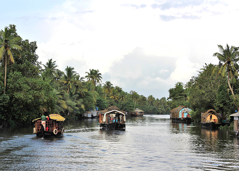 House Boat sur les canaux des Backwaters à Allepey, croisière en Inde du Sud avec Nirvatravel