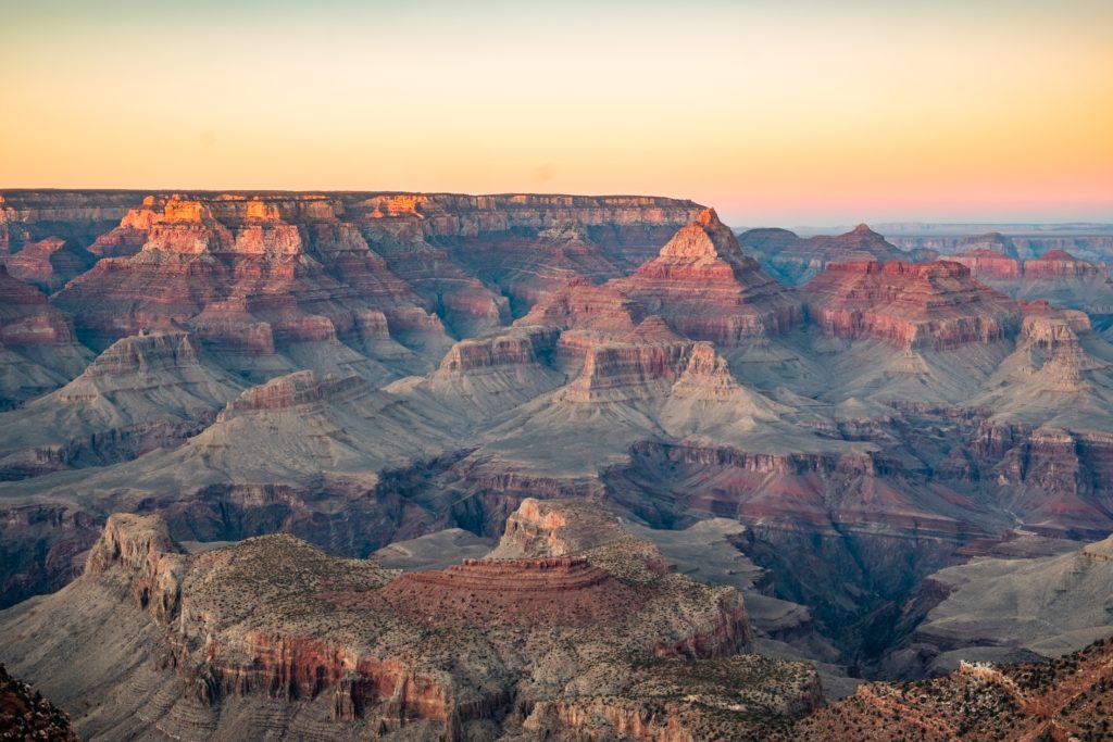 Paysages du Grand Canyon en Arizona, vacances aux Etats-Unis avec Nirvatravel
