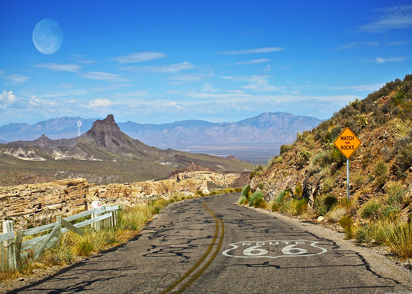La mythique Route 66 en Arizona