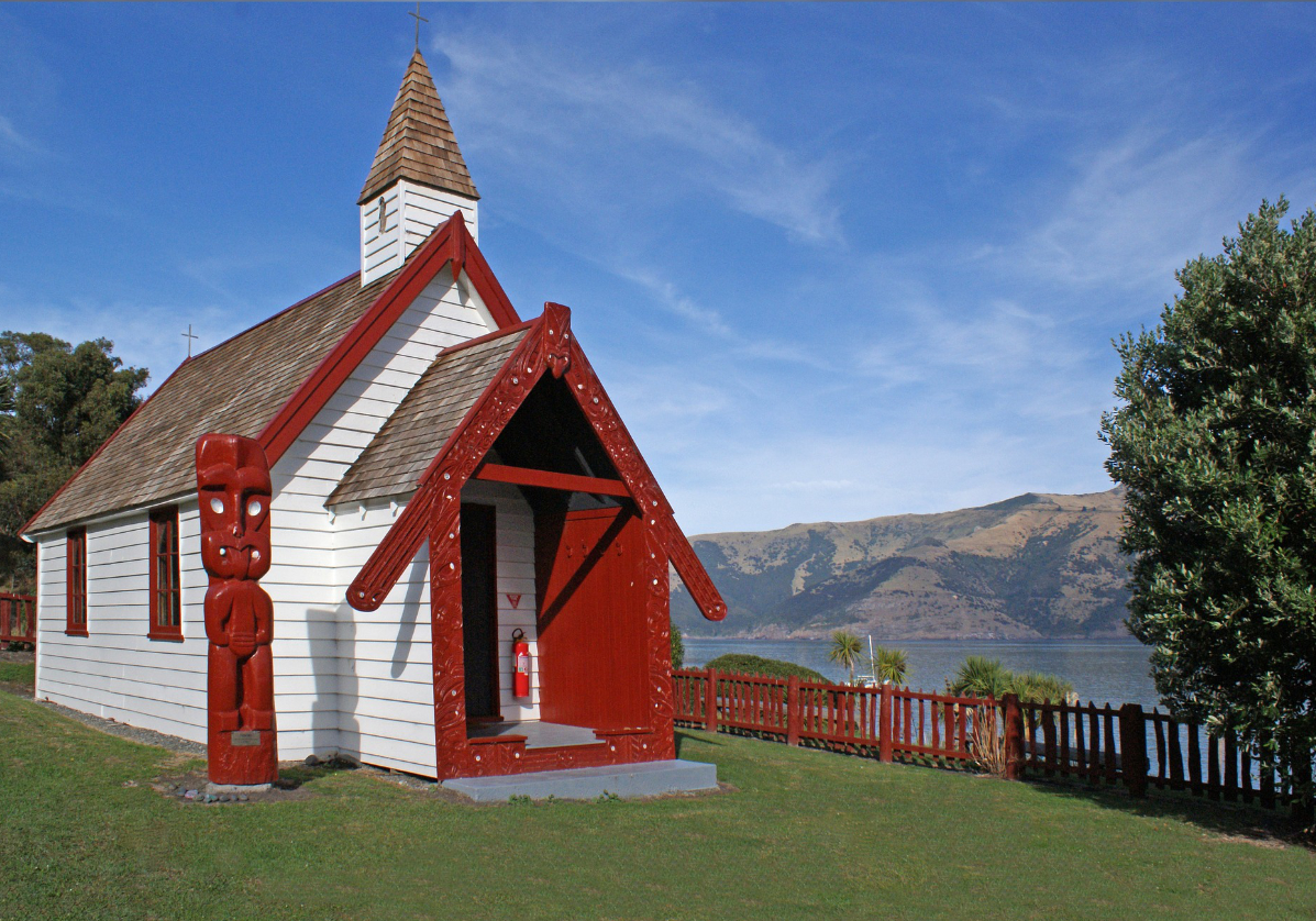Eglise maorie d'Onuku à Akaroa