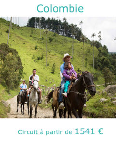 Cavaliers dans la vallée de Cocora, partir en Colombie en juillet avec Nirvatravel