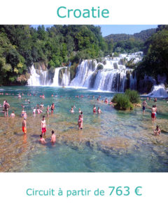 Cascades de Krka, partir en Croatie en juillet avec Nirvatravel