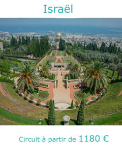 Vue de Haifa depuis le Mont Carmel, partir en Israël au mois de mai avec Nirvatravel