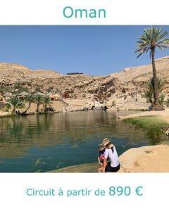 Piscine naturelle de Wadi Bani, partir à Oman en Octobre avec Nirvatravel