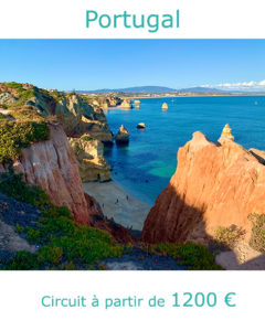 Plage de Praia do Camilo à Lagos, partir au Portugal au mois de mai avec Nirvatravel