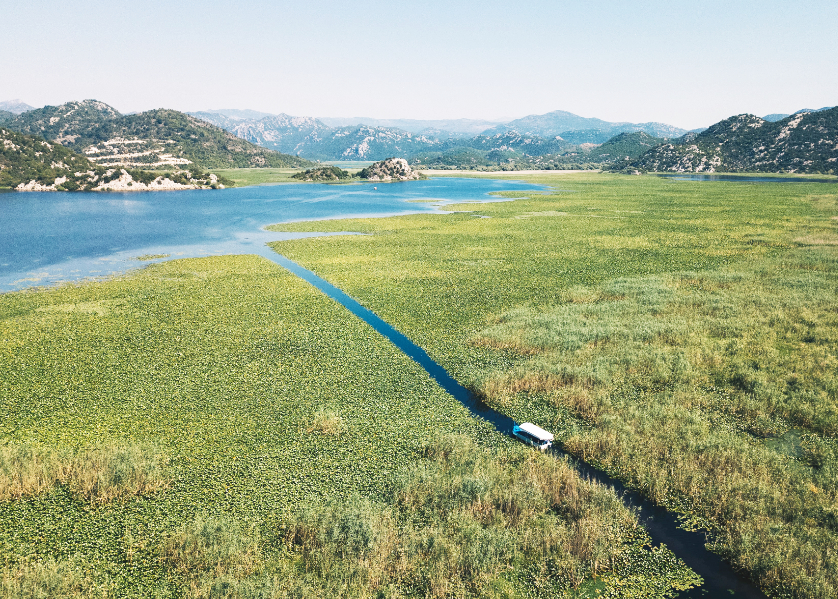 Paysages du lac Skadar, partir au Monténégro avec une agence Nirvatravel