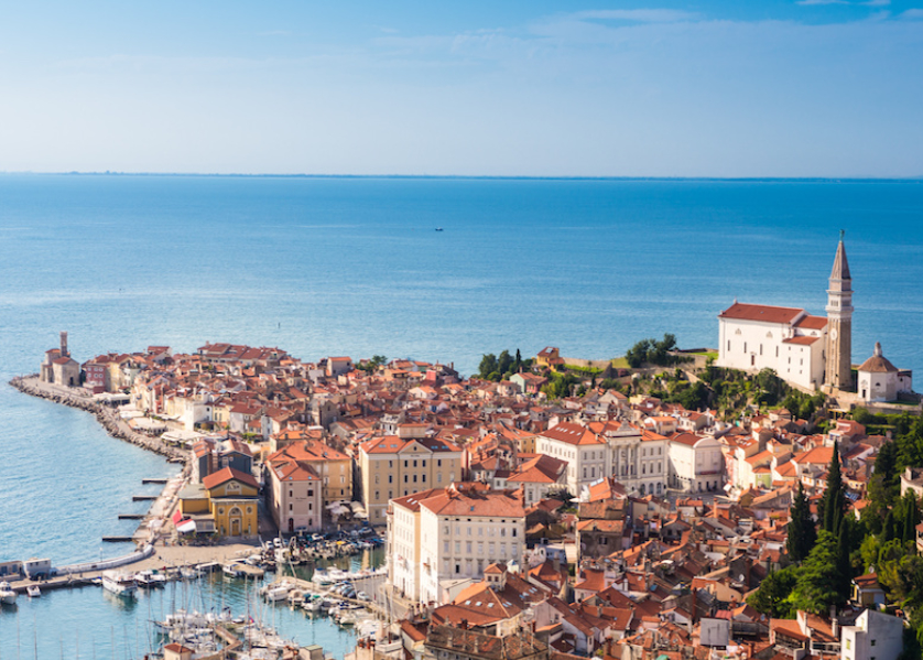 Visite libre du Piran superbe port sur l'Adriatique