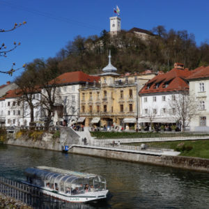 Panorama sur le château de Ljubljana, voyage en Slovénie avec Nirvatravel