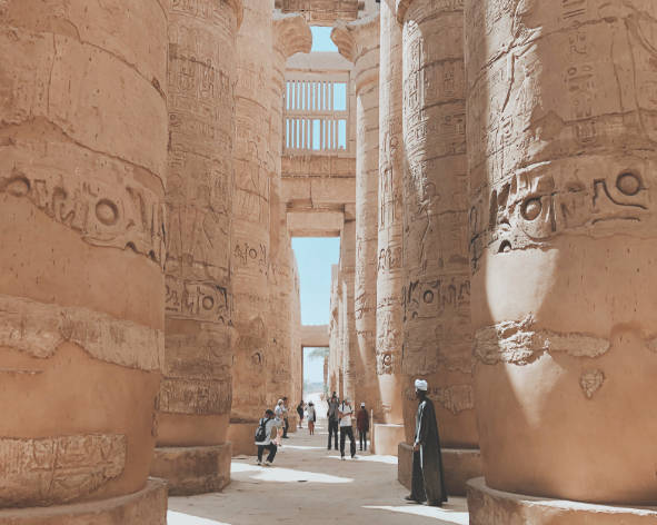 Le magnifique temple de Karnak