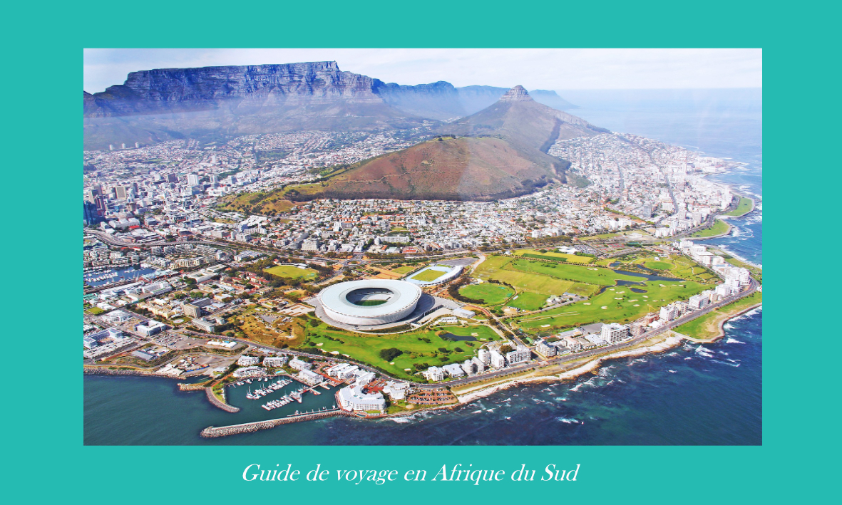 Vue aerienne de Cape Town en Afrique du Sud, guide de voyage Nirvatravel