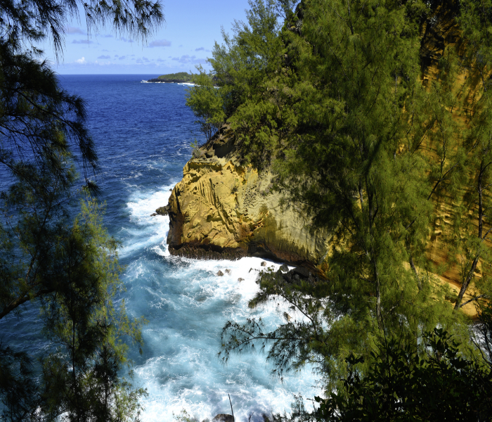 Paysage de la cote Sud de La Réunion, Nirvatravel agence