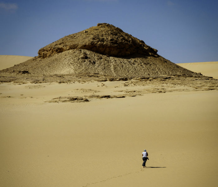 Dunes de l'oasis de Siwa en Egypte
