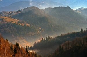Montagnes de Piatra Craiului en Roumanie